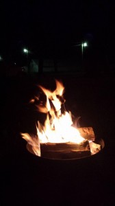 the Campfire at the campground for the Museums on the air weekends.